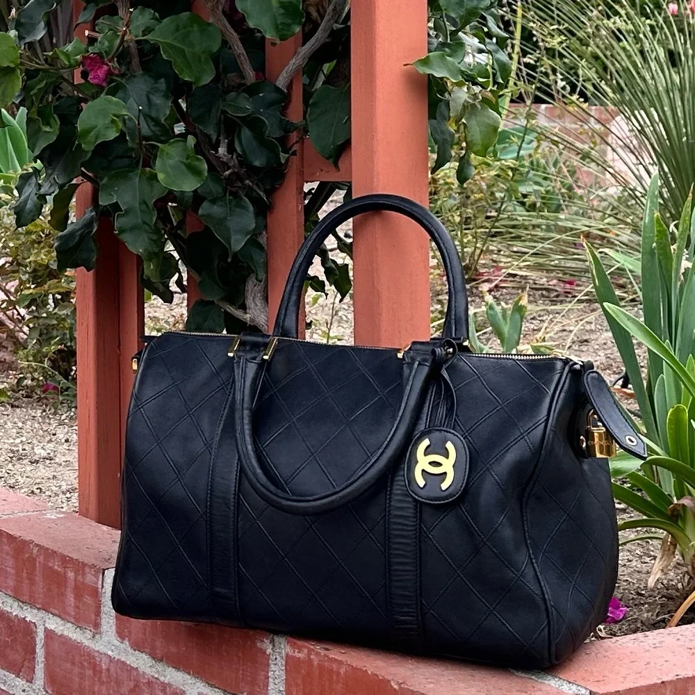 Authentic Chanel Boston Bag - Picture 1 of 9